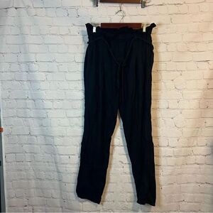 Billabong Black Paperbag Pants size large